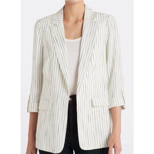Skies Are Blue Boyfriend Blazer Women's Oversized Rolled Cuff Sleeves Office 1X